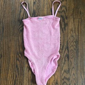 Pink Hunza G one piece